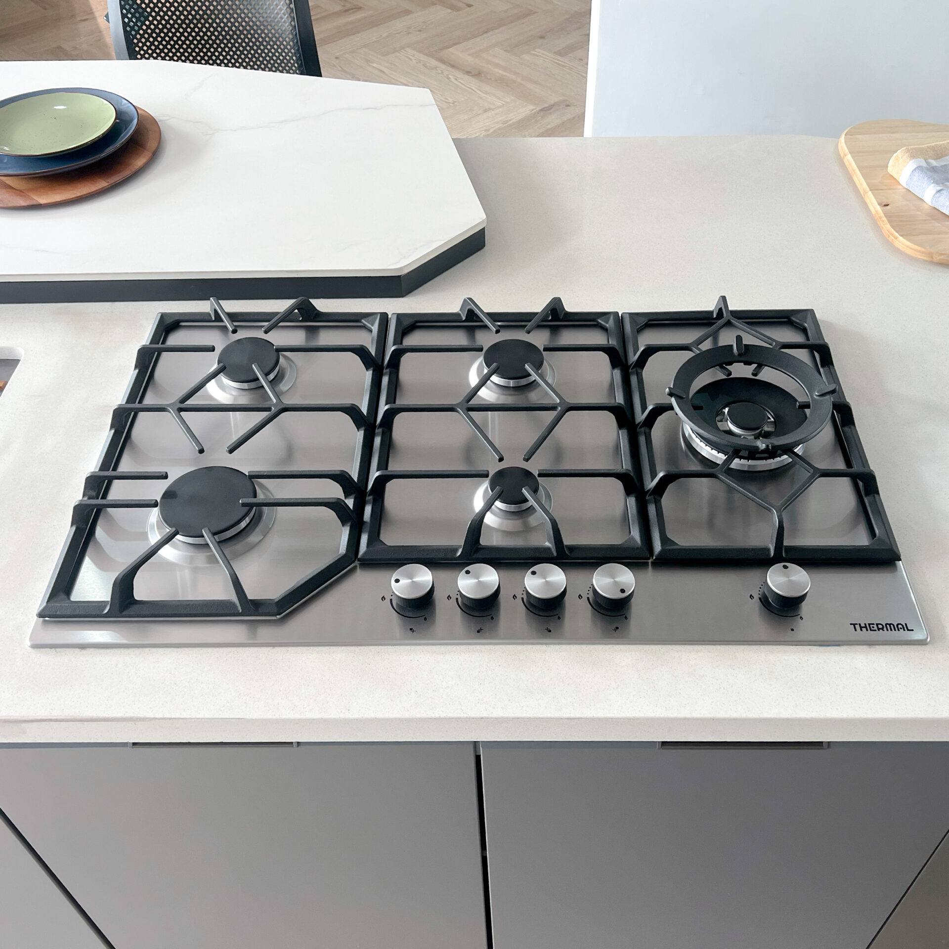 PLACA DE COCINA GAS THERMAL RVS HP 90