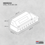 PARRILLA THERMAL GRILL RVS BIA Z6 - Imagen 4