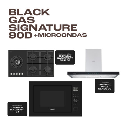 BLACK GAS SIGNATURE 90D + MICROONDAS