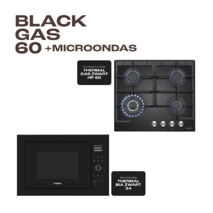 BLACK GAS 60 + MICROONDAS