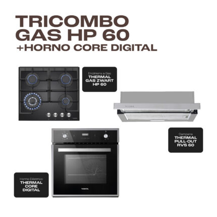 TRICOMBO GAS HP 60 + HORNO CORE DIGITAL