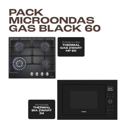 PACK MICROONDAS GAS BLACK 60