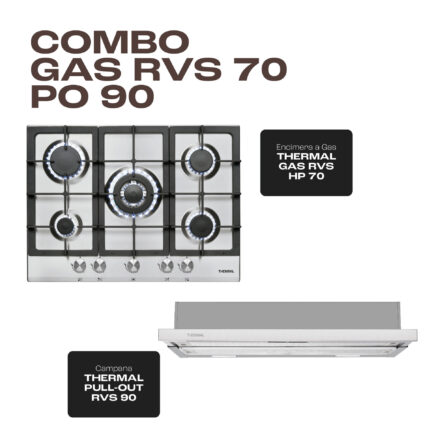 COMBO GAS RVS 70 PO 90