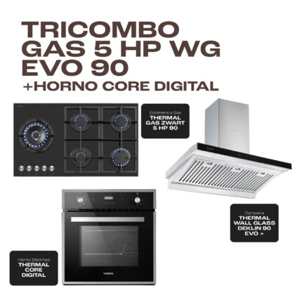 TRIMBO GAS 5 HP WG EVO 90 + HORNO CORE DIGITAL
