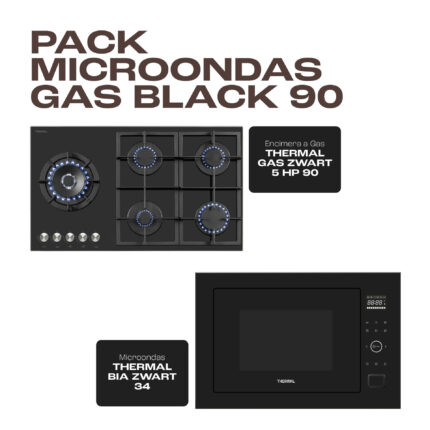 PACK MICROONDAS GAS BLACK 90