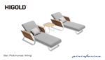 SET POLTRONAS HIGOLD WING PININFARINA