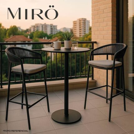 SET SILLAS DE BAR ALANA