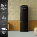 REFRIGERADORA RETRO FRIDGE BLACK 330
