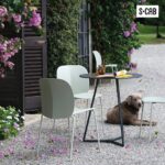 MESA ATOMO VERDE SALVIA – 3 PATAS Design Spalvieri & Del Ciotto