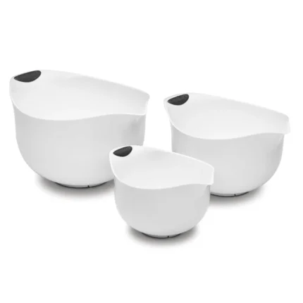 JUEGO DE BOWLS BLANCOS 3 PIEZAS CUISINART