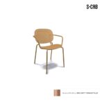 SILLA SI-SI DOTS Terracota Design Meneghello Paolelli