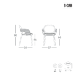 ARMCHAIR HUG VERDE SALVIA Design Meneghello Paolelli - Imagen 2