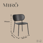 SET DE COMEDOR DONATELLA x4 - Imagen 2