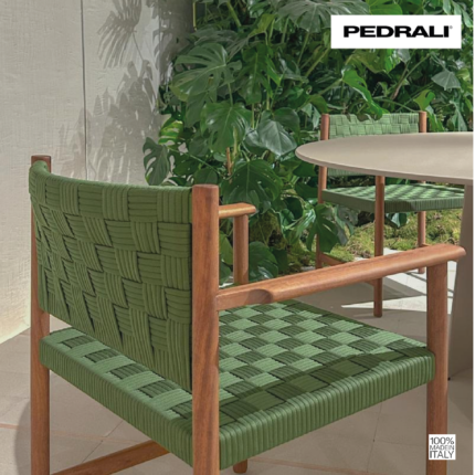 Armchair GRIANTE, Verde by Cazzaniga Mandelli Pagliaduro