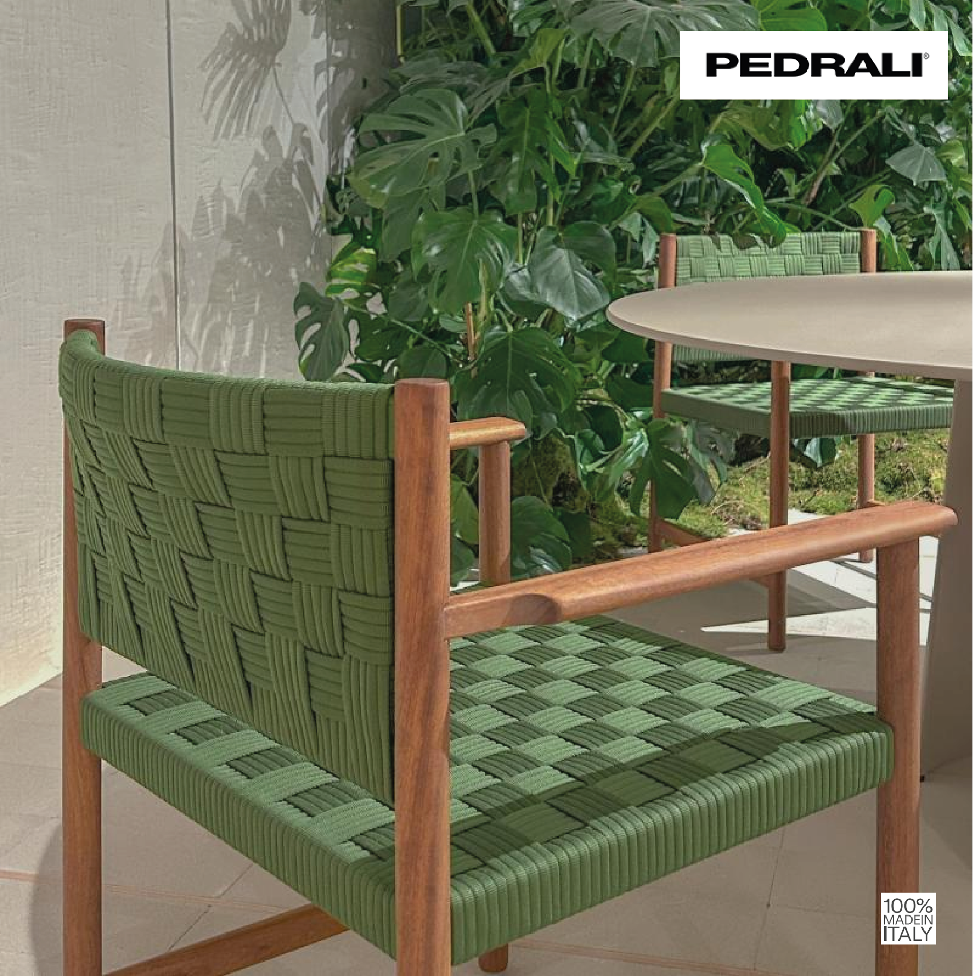 griante _griante Armchair GRIANTE, Verde by Cazzaniga Mandelli Pagliaduro - Imagen 1