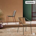 ARMCHAIR PHILIA VERDE CON TRENZADO MAIZ by Odo Fioravanti