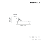 SET DE TUMBONAS RAIL CON SUNROOF ARENA by Pedrali R&D - Imagen 2