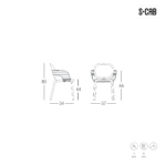 Armchair HUG GO Caramel Design Meneghello Paolelli - Imagen 2