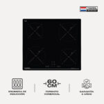 TRICOMBO CAMPANA PULL OUT ZWART 60 PLACA INDUCCION SLIDE 4 HORNO MULTIFUNCION iOVEN SMART ZWART - Imagen 3