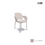 Armchair HUG GO Caramel Design Meneghello Paolelli