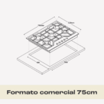 ENCIMERA GAS THERMAL RVS HP 75 - Imagen 2