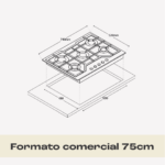 ENCIMERA GAS THERMAL ZWART HP 75 - Imagen 2