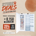 SET FREEZER 197L + REFRIGERADOR COMBI 243L