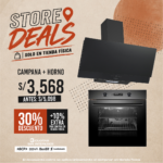 COMBO CAMPANA DECORATIVA DESIGNER CORE PLUS 90 HORNO MULTIFUNCION iOVEN SMART ZWART