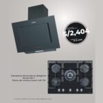 COMBO CAMPANA DECORATIVA DESIGNER TOUCH 60 PLACA DE COCINA ZWART HP 70