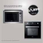 COMBO MICROONDAS AIRFRYER BIA RVS 34 HORNO CONVENCIONAL CORE DIGITAL