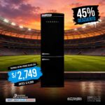 REFRIGERADORA RETRO FRIDGE BLACK 330