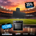 COMBO CAMPANA DECORATIVA DESIGNER CORE PLUS 90 HORNO CONVENCIONAL CORE DIGITAL