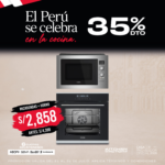COMBO MICROONDAS AIRFRYER BIA RVS 34 HORNO ROSTIZADOR TECHNIK TOUCH