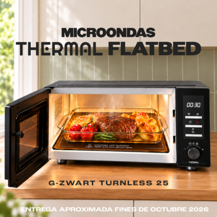 MICROONDAS FLATBED THERMAL G-ZWART TURNLESS 25