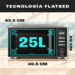 MICROONDAS FLATBED THERMAL G-ZWART TURNLESS 25 - Imagen 2