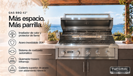 PARRILLA THERMAL PROFESSIONAL GAS BBQ 42″