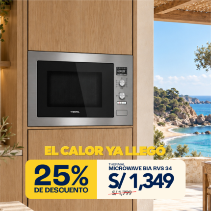 MICROONDAS AIRFRYER THERMAL BIA RVS 34
