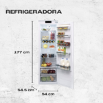 SET FREEZER 197L + REFRIGERADOR FRIDGE BUILT IN 300L - Imagen 3